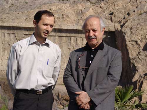 With Master Ehsaei in Cheshme Ali (Rey), 2005